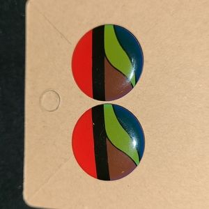 Abstract Art Deco Earrings